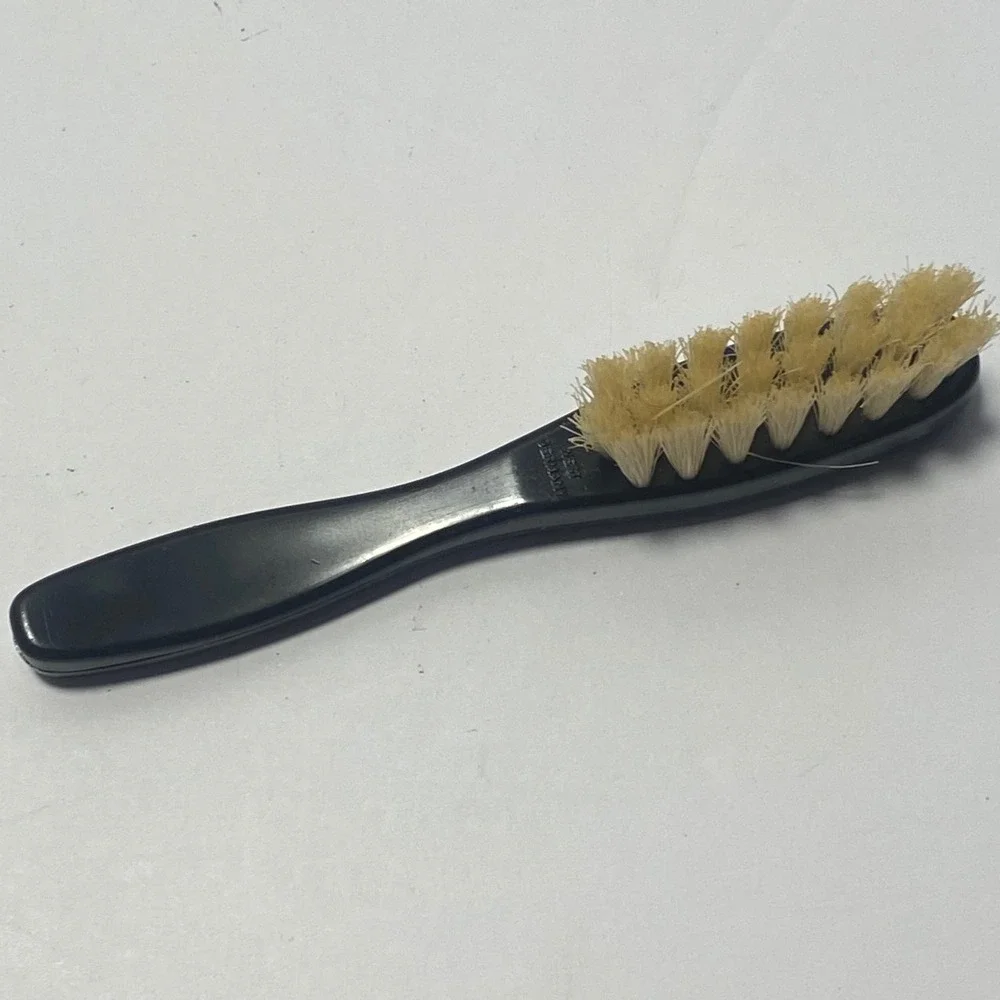 Vintage Moustache Grooming Set Mens Black Gold Excellent West Germany Kit